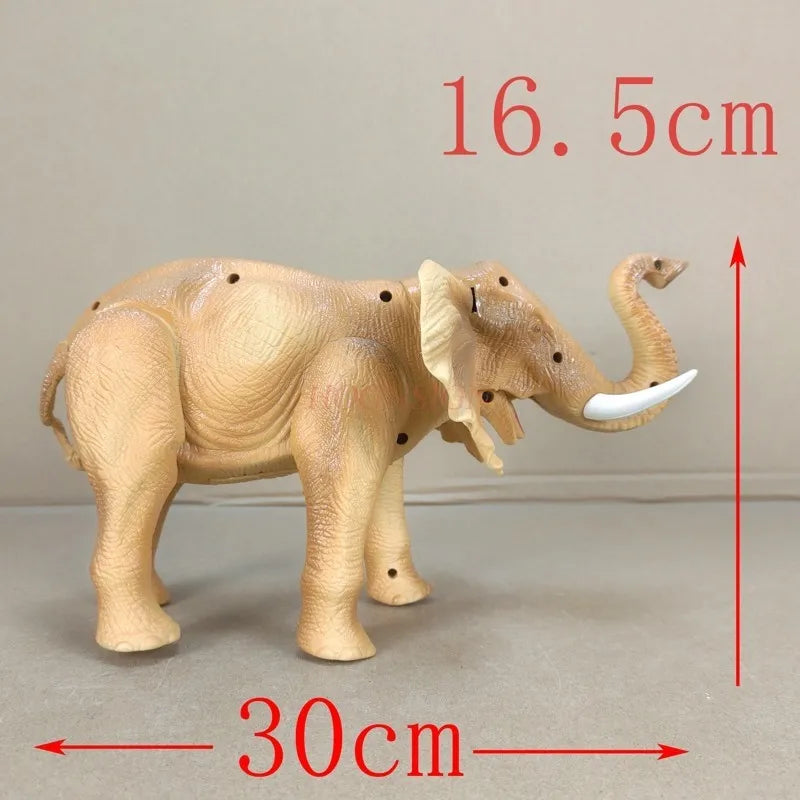 Children's Toys Electric Toy Elephant Model Animal Cries Can Walk Plastic Educational electric toy elephant model toys