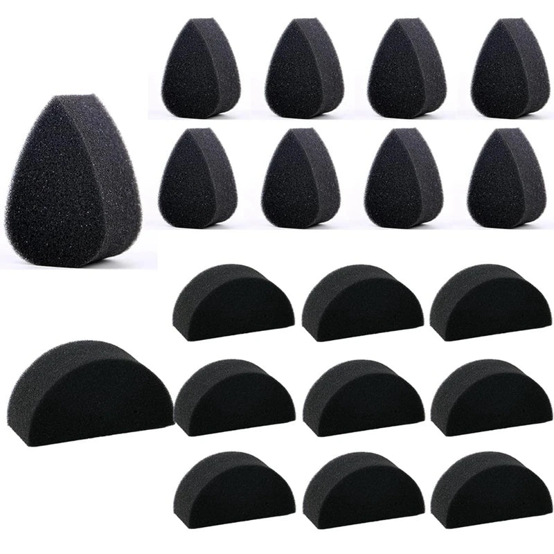Face Paint Sponges Face Painting Black Sponges High Density For Art Work And Body Paint
