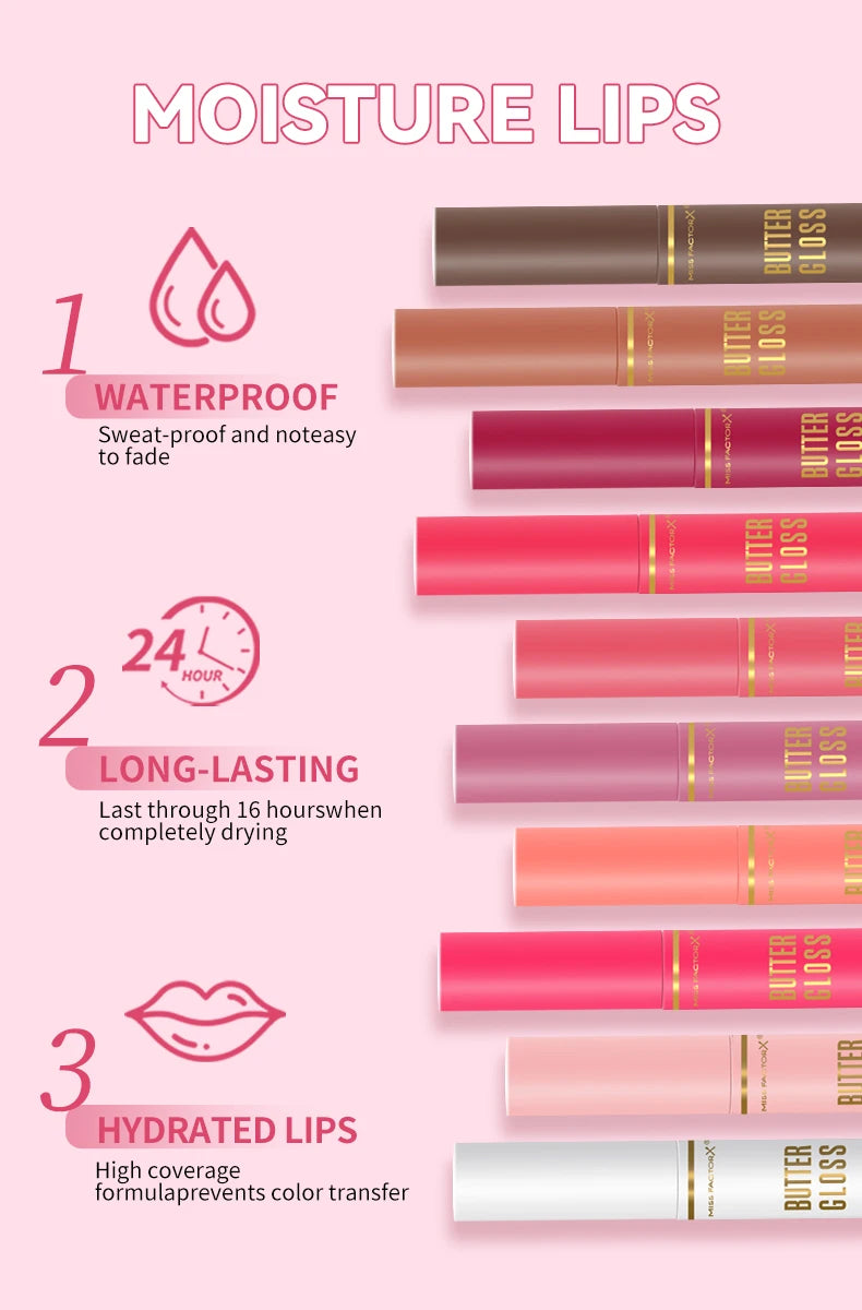 20pcs/box of 10 color moisturizing lip gloss - Long lasting moisturizing, glossy effect, essential for beauty care