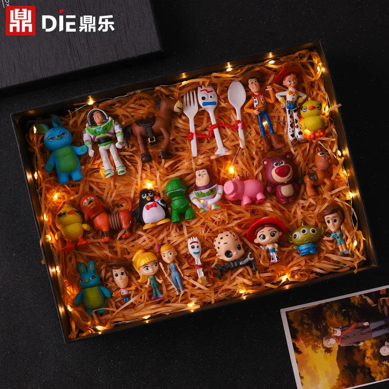 Full set of dolls toys Story Buss Light Years Woody Handmade Dolls ornaments Blind Boxes to send children birthday gifts