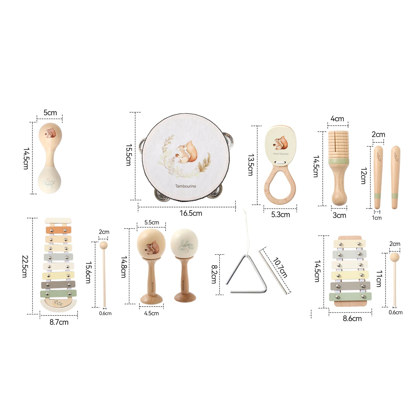 Musical Instruments Montessori Music Baby 0 12 Months Toys Drum Xylophone Kids Early Educational Wooden Instruments Baby Toys