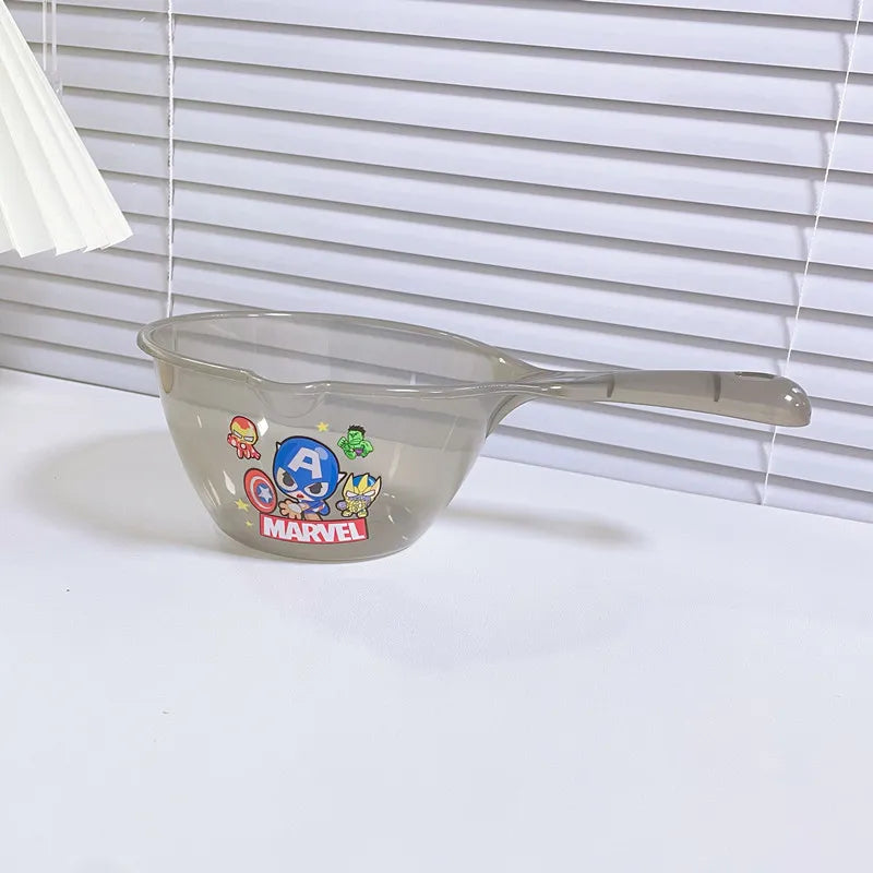 New cartoon Hello Kitty household kitchen water scoop Large plastic hair washing shower spoon portable transparent water spoon