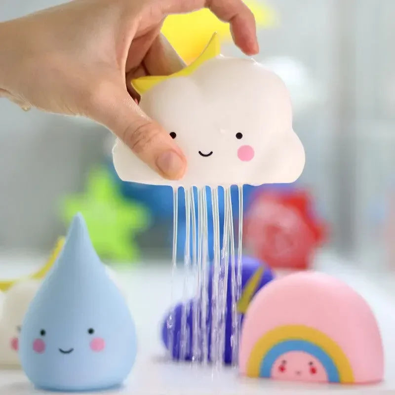 Baby Bath Toys Cute Bathing Swimming Water Games Spraying Clouds Shower Toy For Kids Children Water Playing Toy Bathroom Gifts