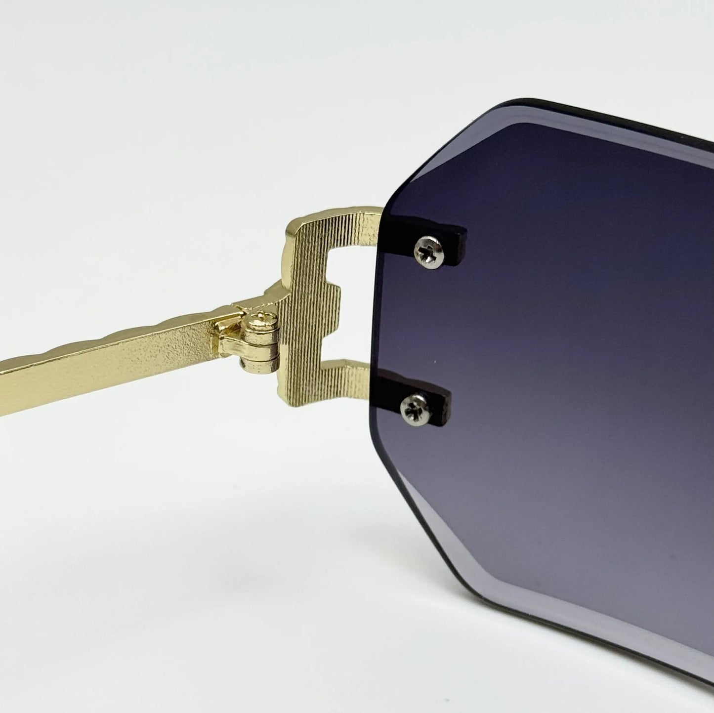 New in Rimless Sunglasses Women 2025 Trendy Fashion Glasses Sunscreen Shades Luxe Femme Lentes De Sol Mujer Lunette Soleil Femme