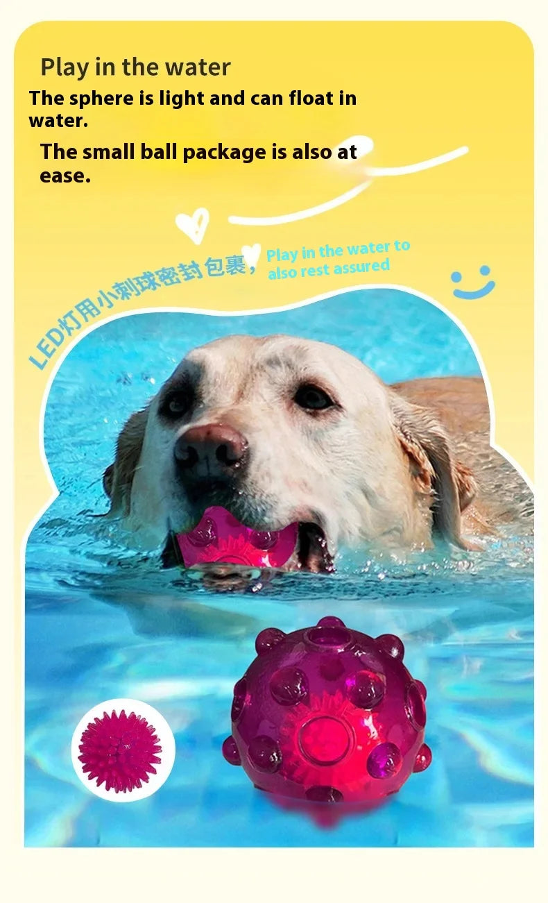 Sound Luminous Dog Toys Self-hi Boredom Relief Artifacts Automatic Walking Balls Interactive Flash Ball Training Pet Supplies