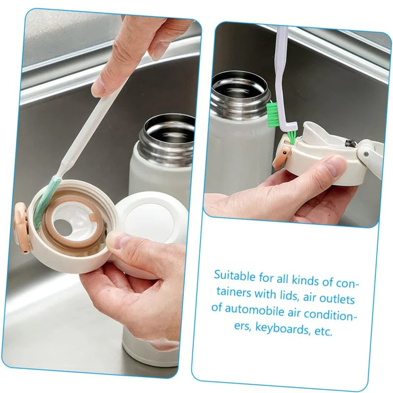 Household Cleaning  Brush Set For Bottle Hydroflask Window Crevice Clean