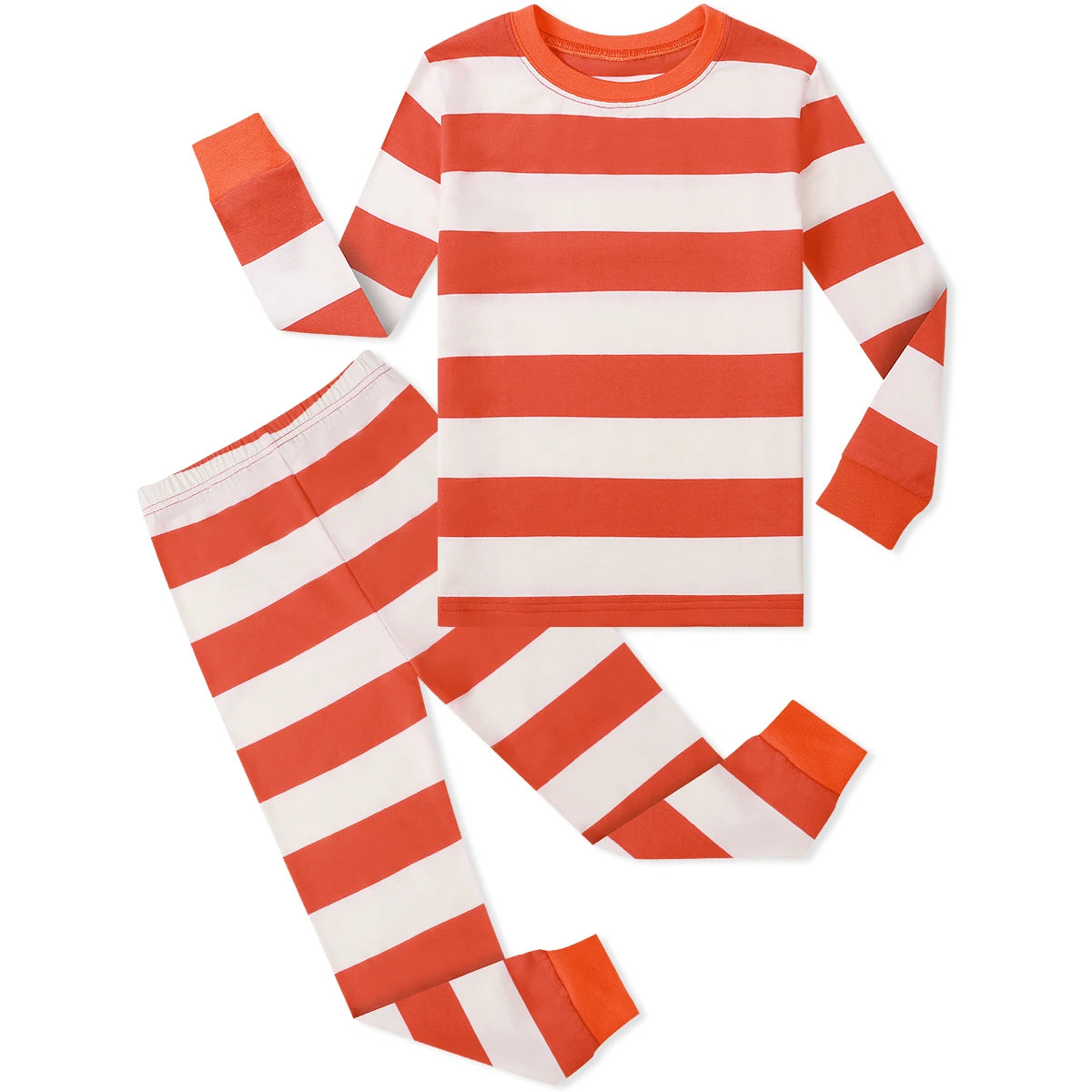 Black and White Striped Pajamas Set Toddler Boys Girls Halloween Robber Prisoner Thief Pjs for Kids Pyjamas Infant Party Clothes