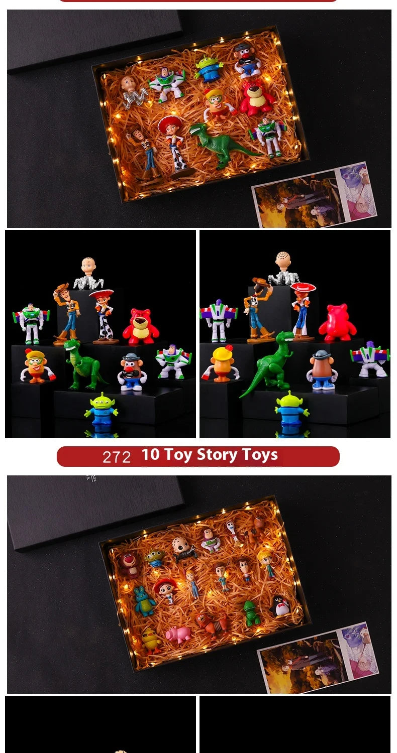 Full set of dolls toys Story Buss Light Years Woody Handmade Dolls ornaments Blind Boxes to send children birthday gifts