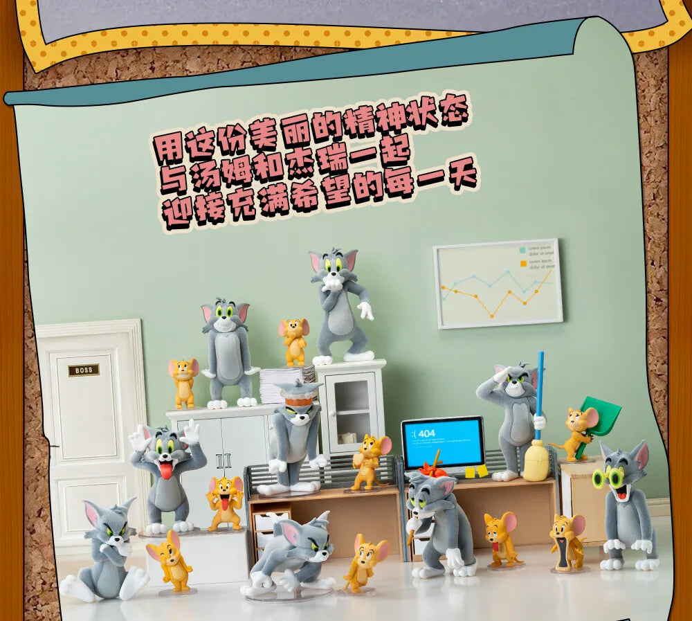 52toys New Product Tom And Jerry Mental State Tasting Blind Box Office Desktop Decoration Model Birthday Gift Children'S Gift
