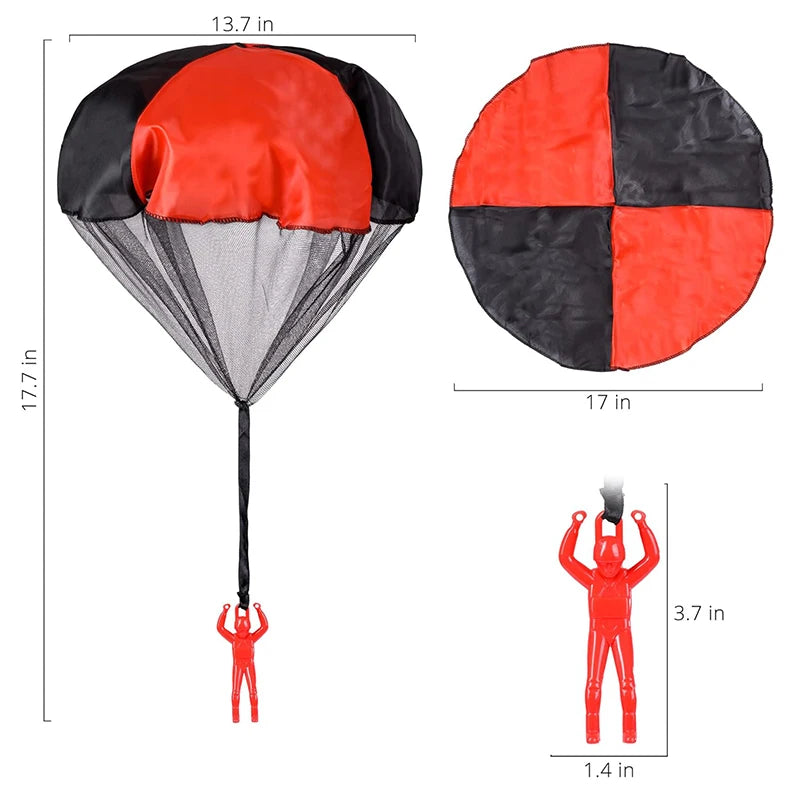Parachute Toys for Kids Tangle Free Outdoor Flying Parachute Men Outside Toys Easter Basket Stuffers Idea Unique Boy Girl Gift