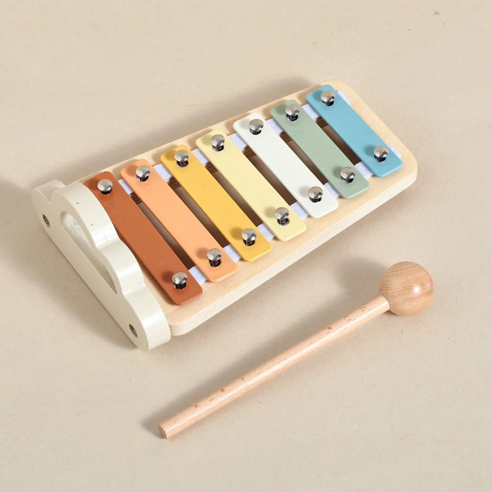Musical Instruments Montessori Music Baby 0 12 Months Toys Drum Xylophone Kids Early Educational Wooden Instruments Baby Toys