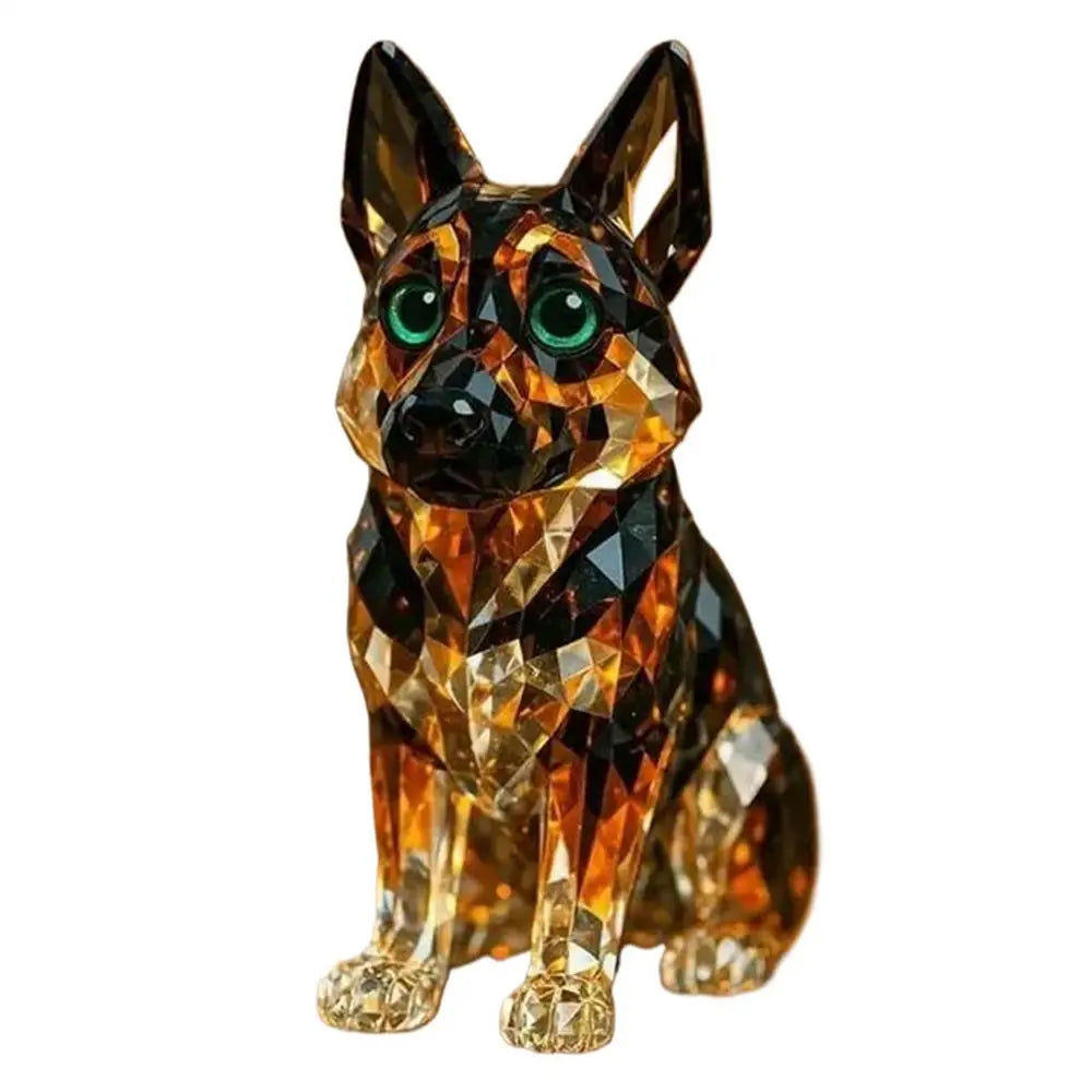 Crystal Figurine Animal Styles Collectible Figurines Handcrafted Collectibles Portable Space-Saving Sculpture For Table Desk