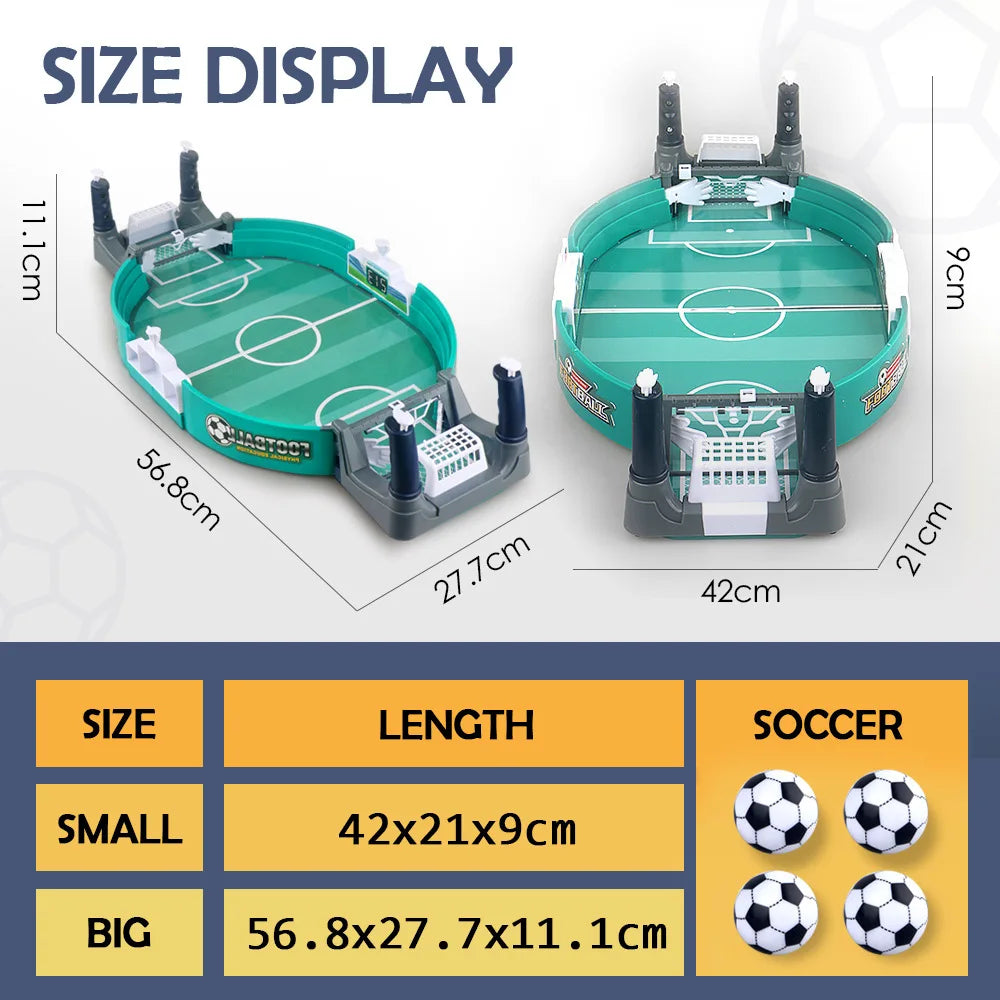 Soccer Table Football Board Game Match Toys For Family Party Game Tabletop Play Ball Soccer Toys Parent-child Interactive Soccer