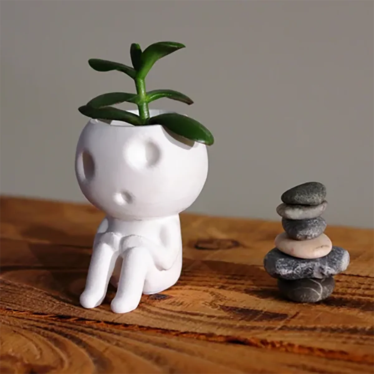 Kawaii Tree Elves Planter Pot Kodama Gardening Pot Small Plant Holder