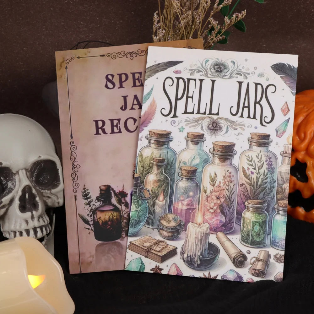 2 Ancient Herbal Magic Books - Detailed Picture Guide to Magical Herbs - Perfect for Birthdays, New Years, and Party Decorations