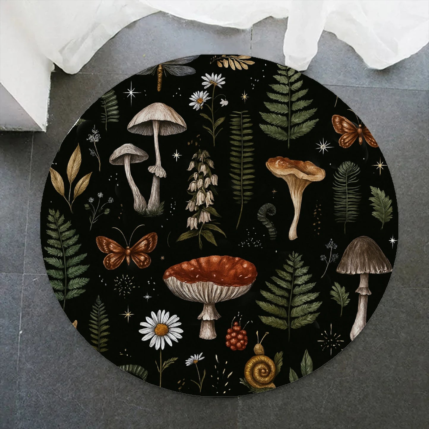 2026 Mushroom Rug Personalized Carpet Soft Flannel Rug For Room Anti-Slip Carpet For Home Decor Gift For Birthday For Kids