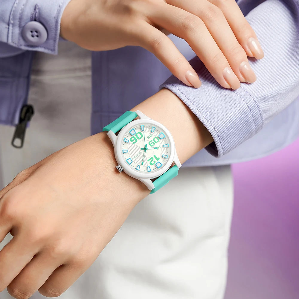 Fashion women's watches, simple casual Soft silicone strap lady watches waterproof, nurse watches for woman, ladies wristwatch