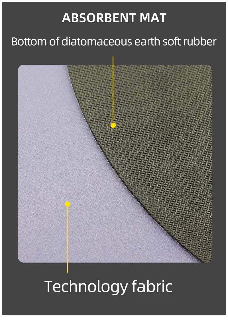 VIKAMA Diatomite Rugs Carpet For Bath Rugs For Kitchen Kitchen Floor Mat Rugs For Bathroom Diatomite Mat Kitchen Mat