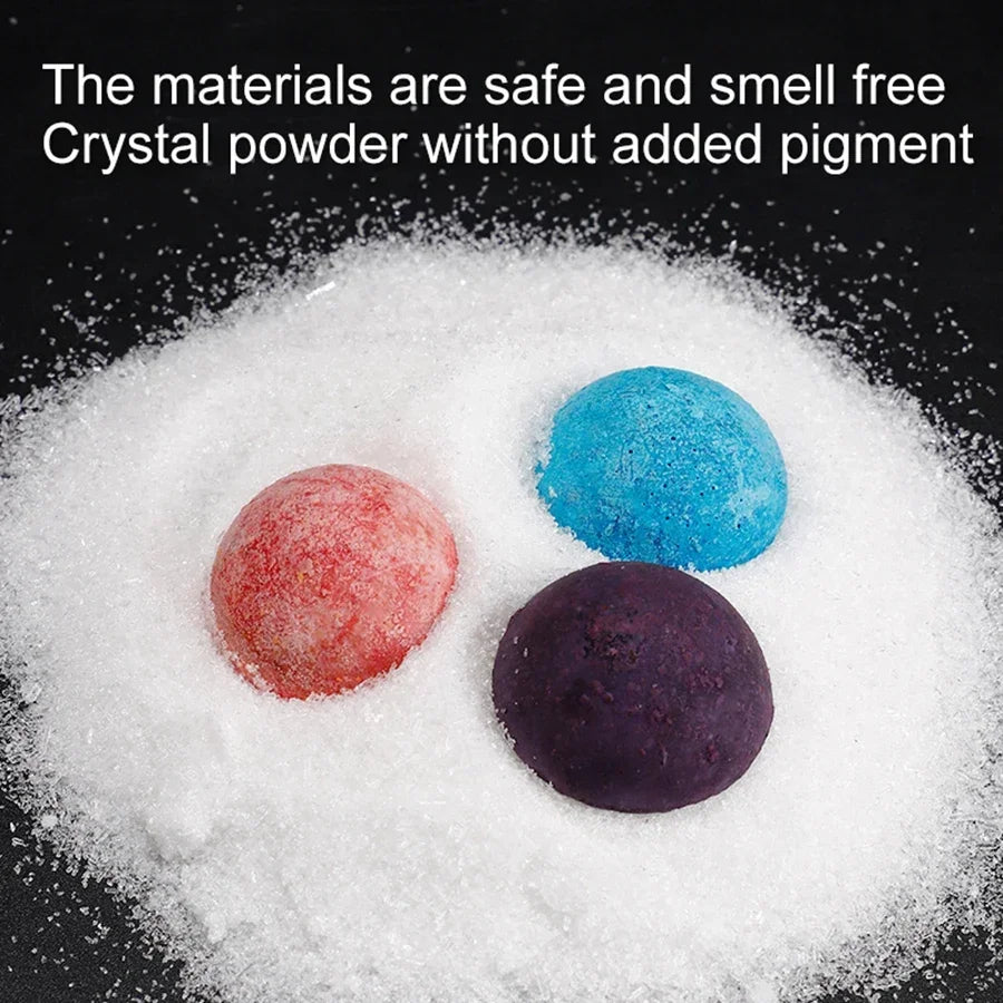 Crystal planting experiments, Science and education toys, DIY growable crystals, Color Random, Christmas/Halloween Gifts
