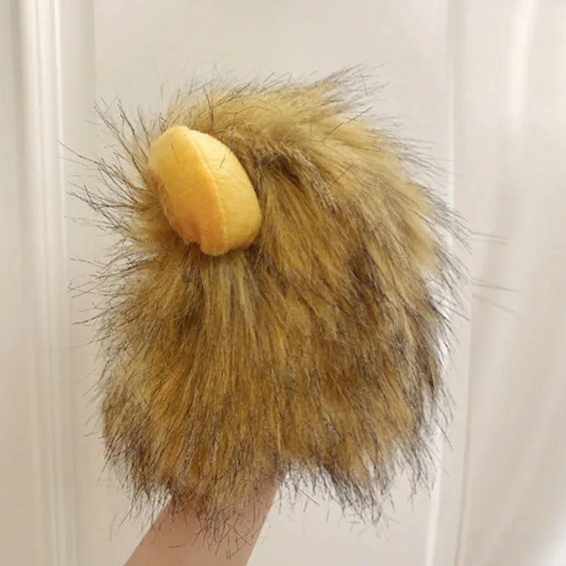 Cat Hat Lion Mane Halloween Costume Lion Costume Cat Cosplay Dress Up Pet Hats For Small Cats And Kittens Party Decoration