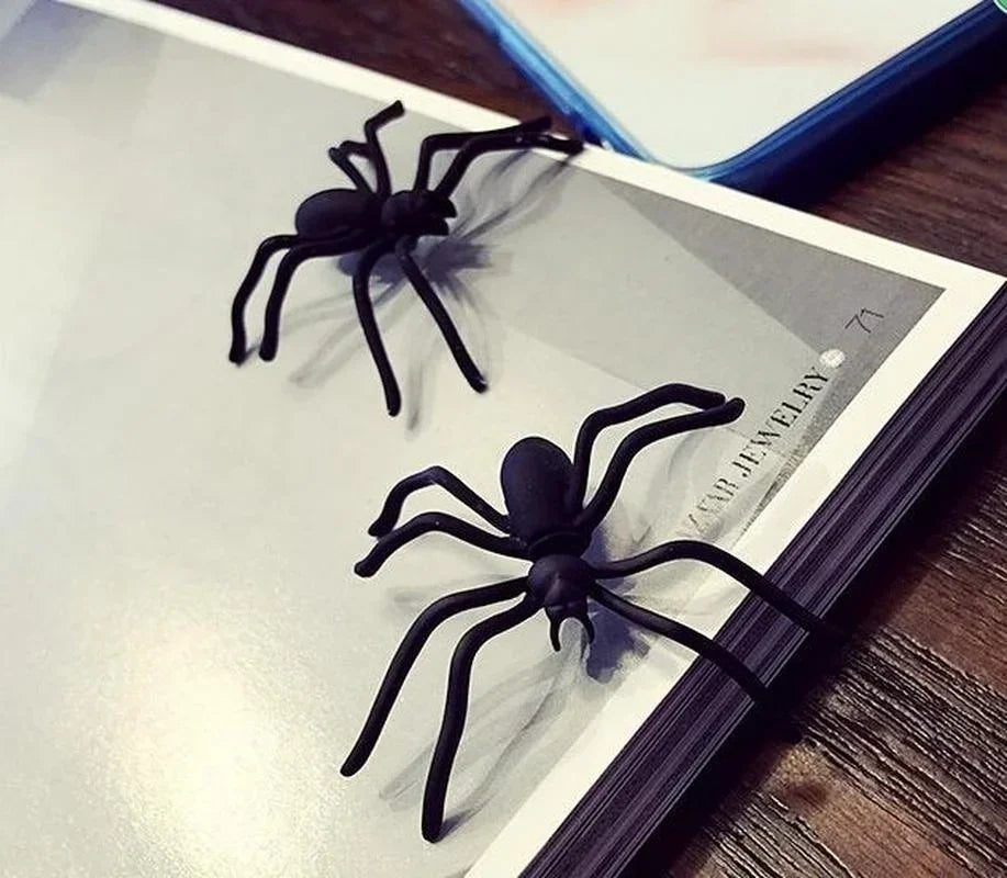 3D Punk Style Black Spider Halloween Animal Stud Earrings Vintage Fashion Jewelry Gifts Fashion Accessories for Women Gifts