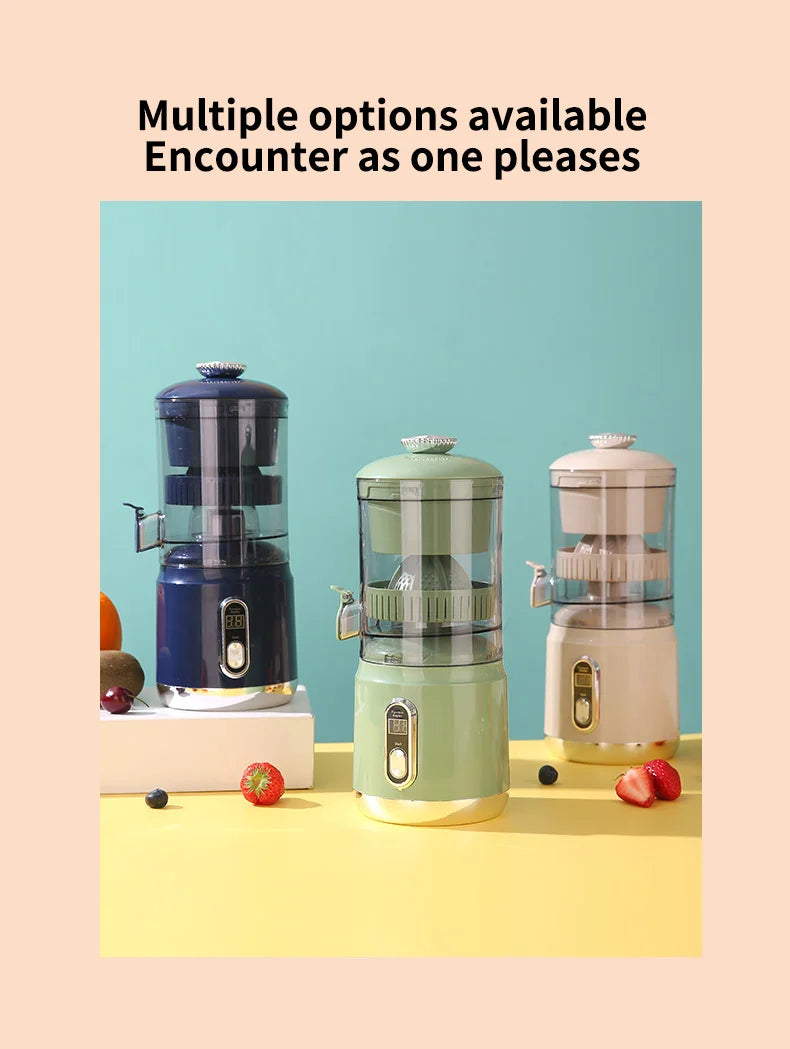 2025 Wireless Portable Electric Juicer 600ml USB Charge Fresh Juice Extractor Citrus Orange Squeezer Machine Smoothie Blender