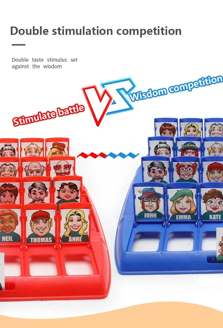 Guess Who I Am Board Game Toy Parent-child Friend Interaction Game Children's Logical Reasoning Puzzle Toys for Boy Girl Gifts