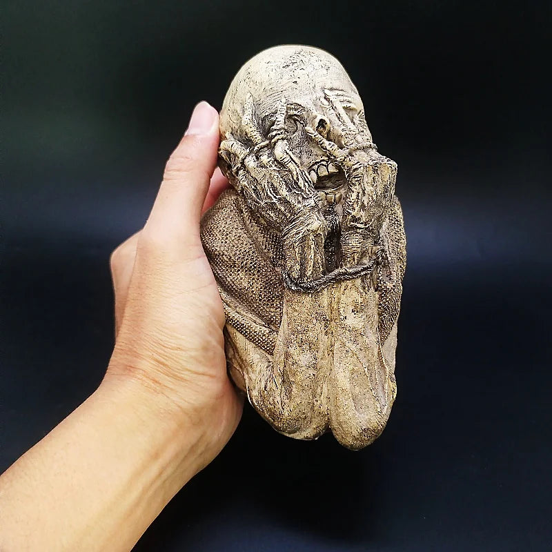 Silicone mold horror bloodthirsty zombie DIY candle resin plaster handicraft Halloween decoration tool