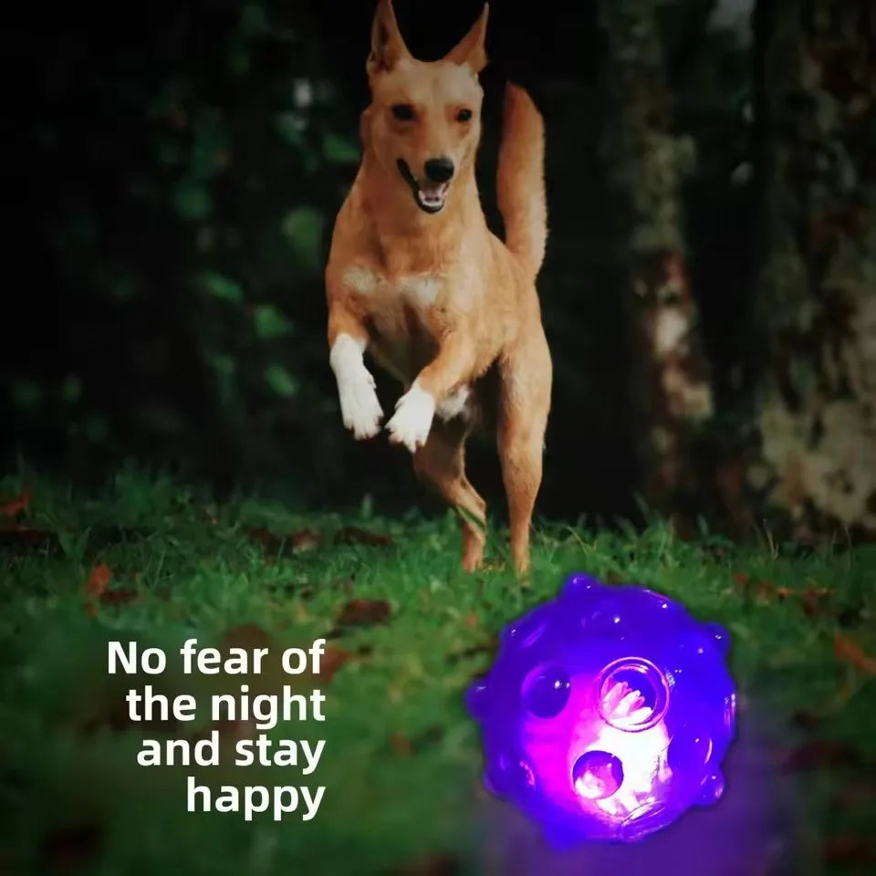 Sound Luminous Dog Toys Self-hi Boredom Relief Artifacts Automatic Walking Balls Interactive Flash Ball Training Pet Supplies