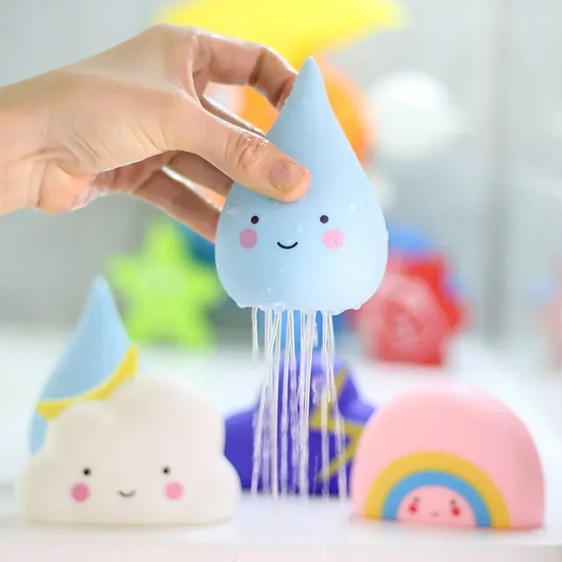Baby Bath Toys Cute Bathing Swimming Water Games Spraying Clouds Shower Toy For Kids Children Water Playing Toy Bathroom Gifts