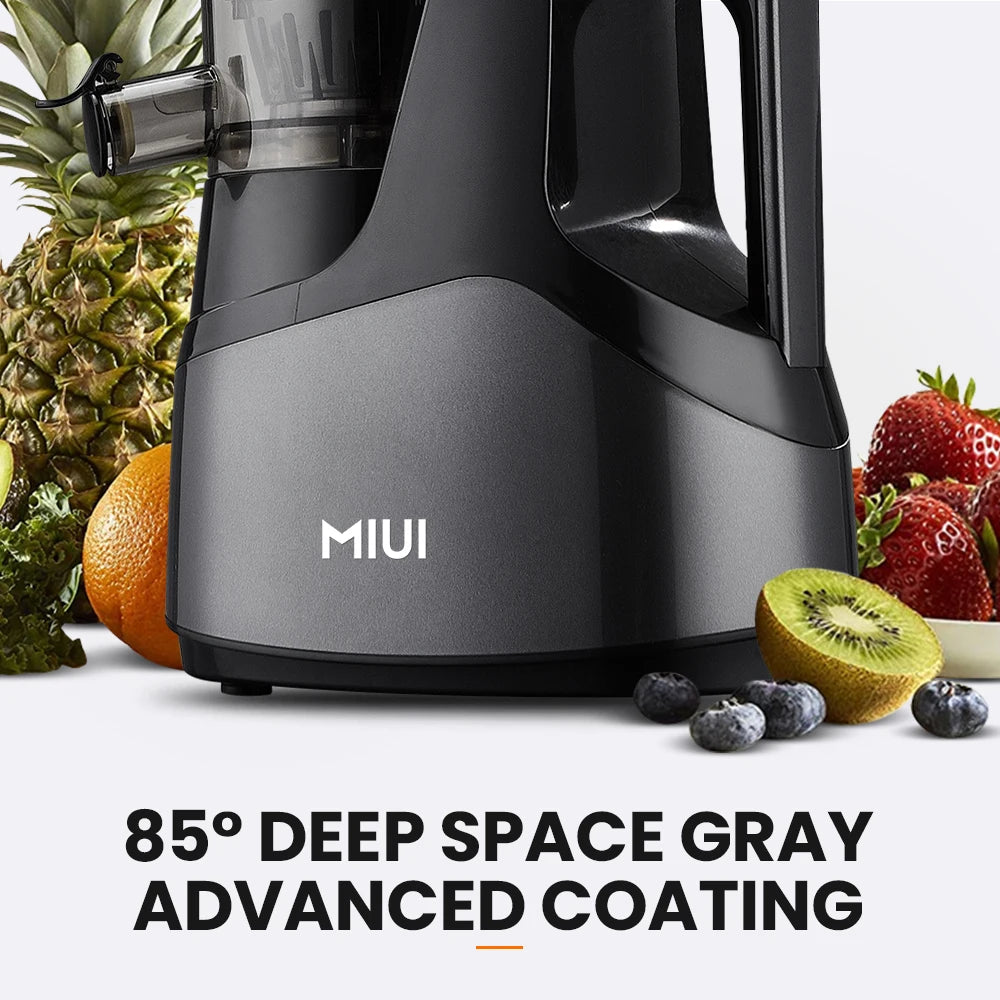 MIUI Original Juicer Commercial Juice Extractor Screw Cold Press Electric Slow Juicer Machine Flagship Easy-Clean Free 3 Filters