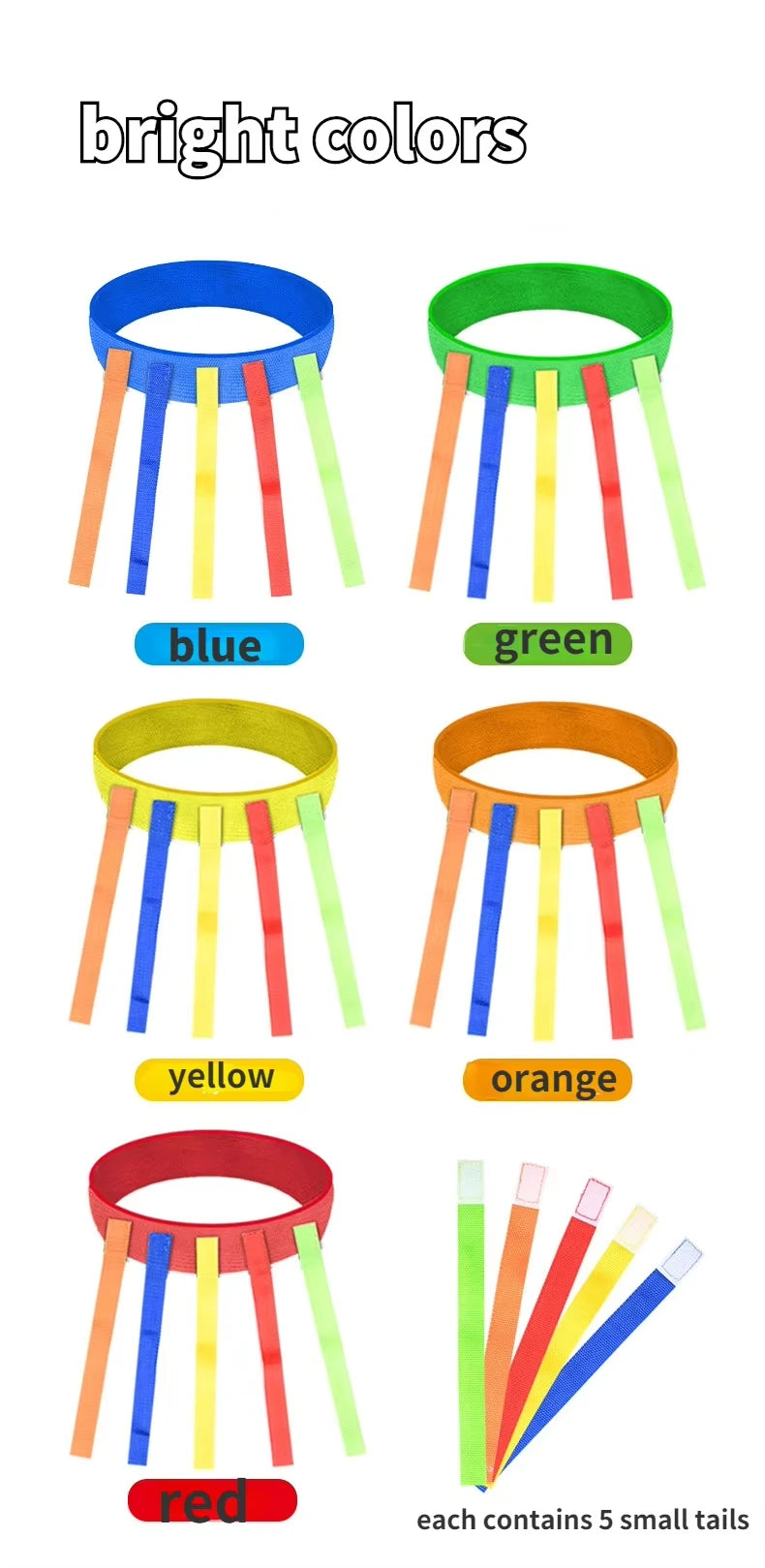 Children Outdoor Funny Game Toy Belt For Kindergarten Kids Catching Tail Training Equipment Teamwork Game Toys for Children