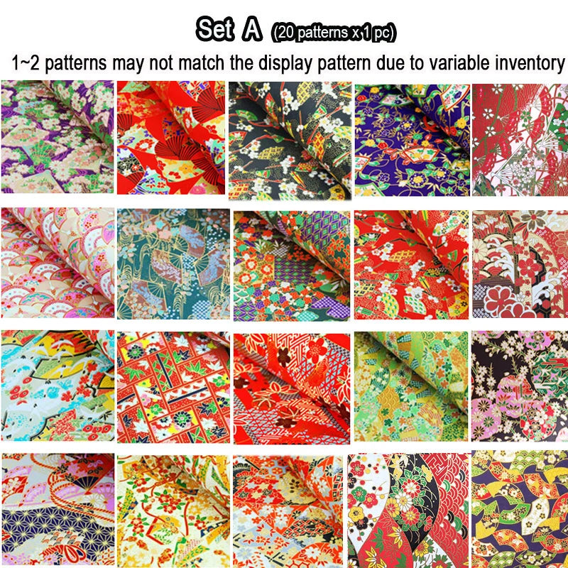 21x28cm Japanese Origami Folding Paper Handcraft Art Work Gift Wrapping Paper Packing Paper 20 Sheets