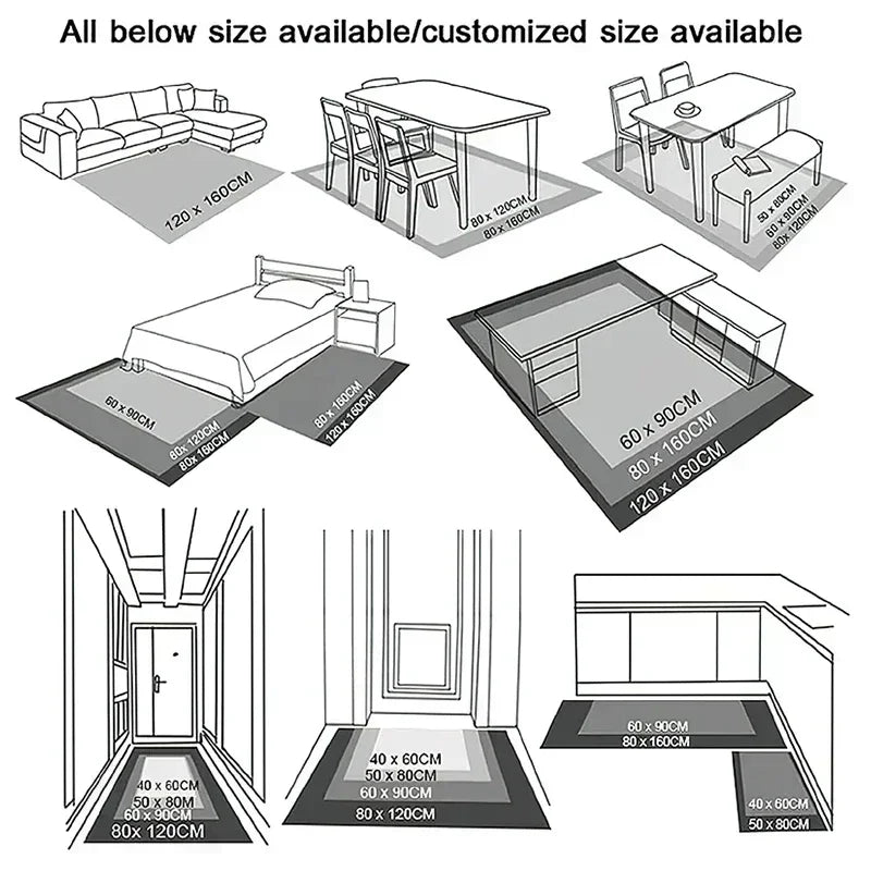 Red Dead Redemption Print Rugs Anti-slip Area Rug for Living Room Carpet Bedroom Sofa Doormat Floor Carpet Decor Mat