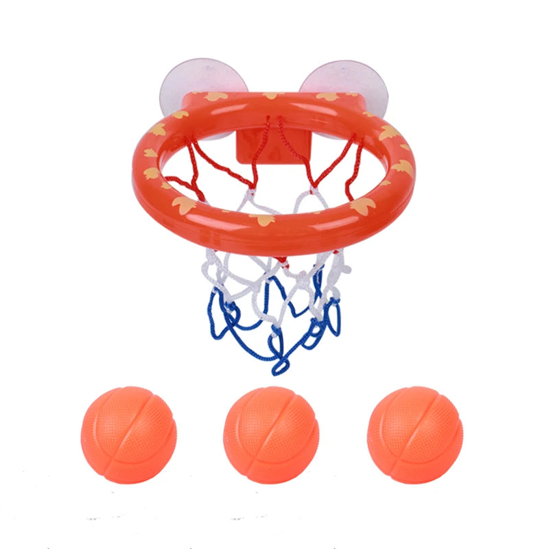 Baby Bath Toys Toddler Boy Water Toys Mini Shooting Basket Bathtub Water Play Set Shooting Basketball Hoop Play Water Game Toy