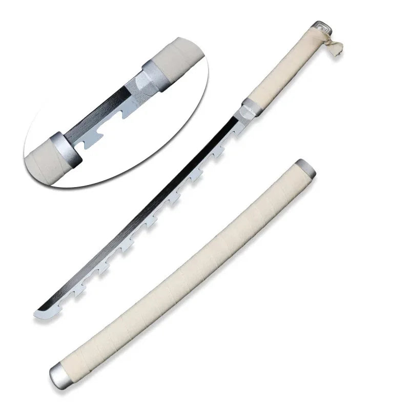 80cm Demon Slayer Katana Sanemi Kyoujurou Anime Toy Sword Role-playing Weapons Halloween Gifts Original Pattern 1:1 Restoration