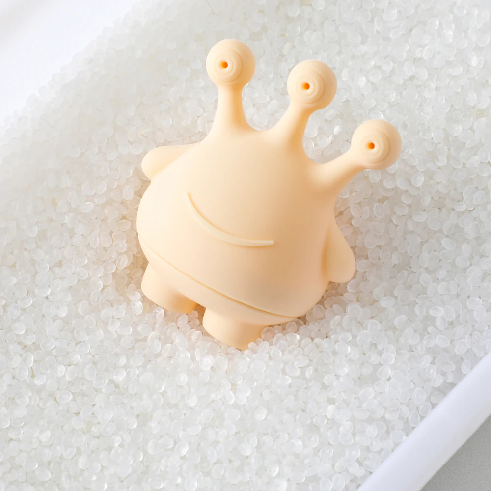 Children's Bath Toys Silicone Space Water Spray Pinch Toys Early Education Intelligence Baby Water Bathtub Bathroom Toys Set