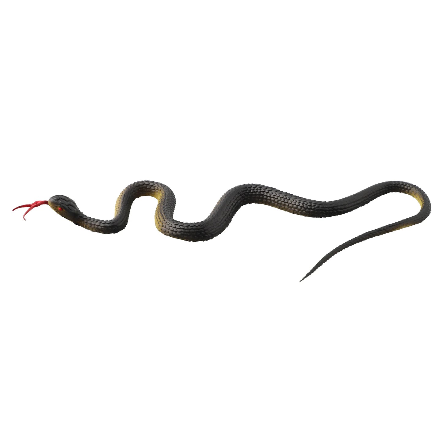 1pcs Rubber  Fake Snake 45cm Realistic Fake Snake Prank Trick North US Green Anaconda Scary Halloween Party Accessories