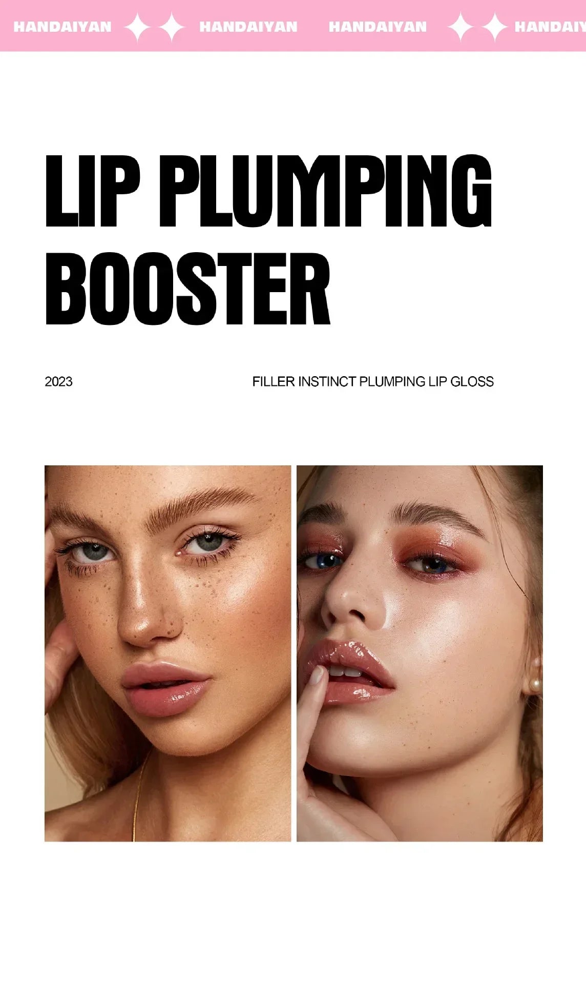 Lip Plumping Booster Lasting Sexy Plumper Glitter Red Nude Lipstick Liquid Waterproof Moisturize Oil Lipgloss Makeup Lip Care