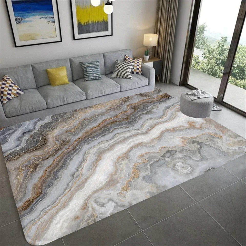 Home Mats Marble Carpets Living Room Bedroom Entrance Doormat Floor Mats Carpets Anti-Slip Mat Rugs Balcony Rug Bedroom Decor