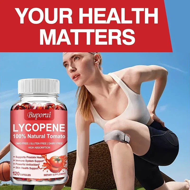 Lycopene Capsules - Prostate Health, Urinary Tract Health, Immunity, Urinary Tract Infection