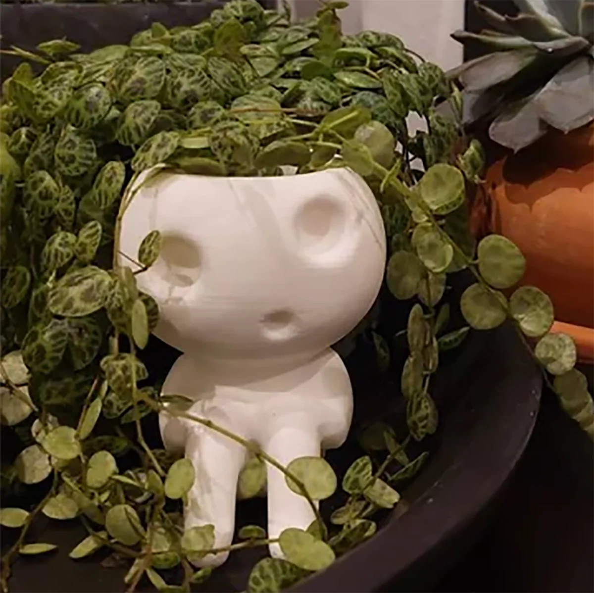 Kawaii Tree Elves Planter Pot Kodama Gardening Pot Small Plant Holder