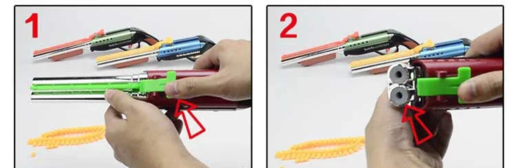 Toy Guns Blaster Air Soft BB Pistol Handgun Airgun Paintball Gun Revolver Manual Firing Sniper Gun Plastic Kids Toys For Gift