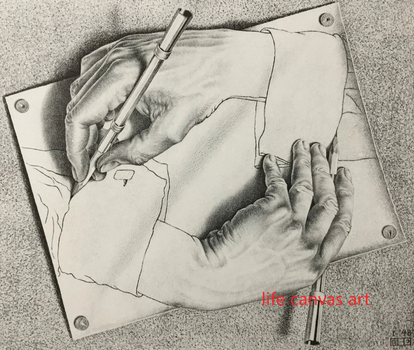 Abatract Style Artworks M.C. Escher MC Escher Eyes Rind Art Poster Canvas Painting Wall Prints Picture Living Room Home Decor