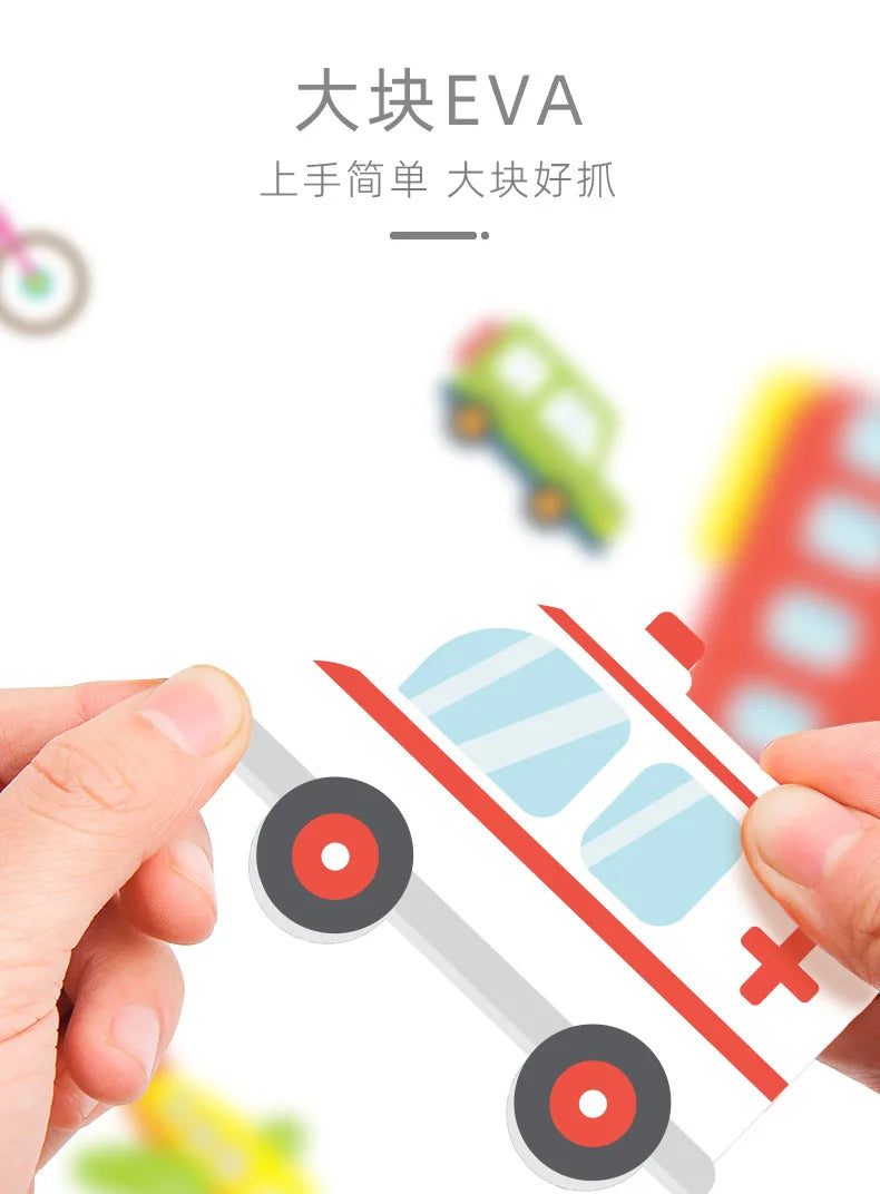 Baby Bath Toys for Toddlers Floating Foam Animals Cars Waterproof Bathtub Toys Early Learning Educational Gift for Kids Play Set