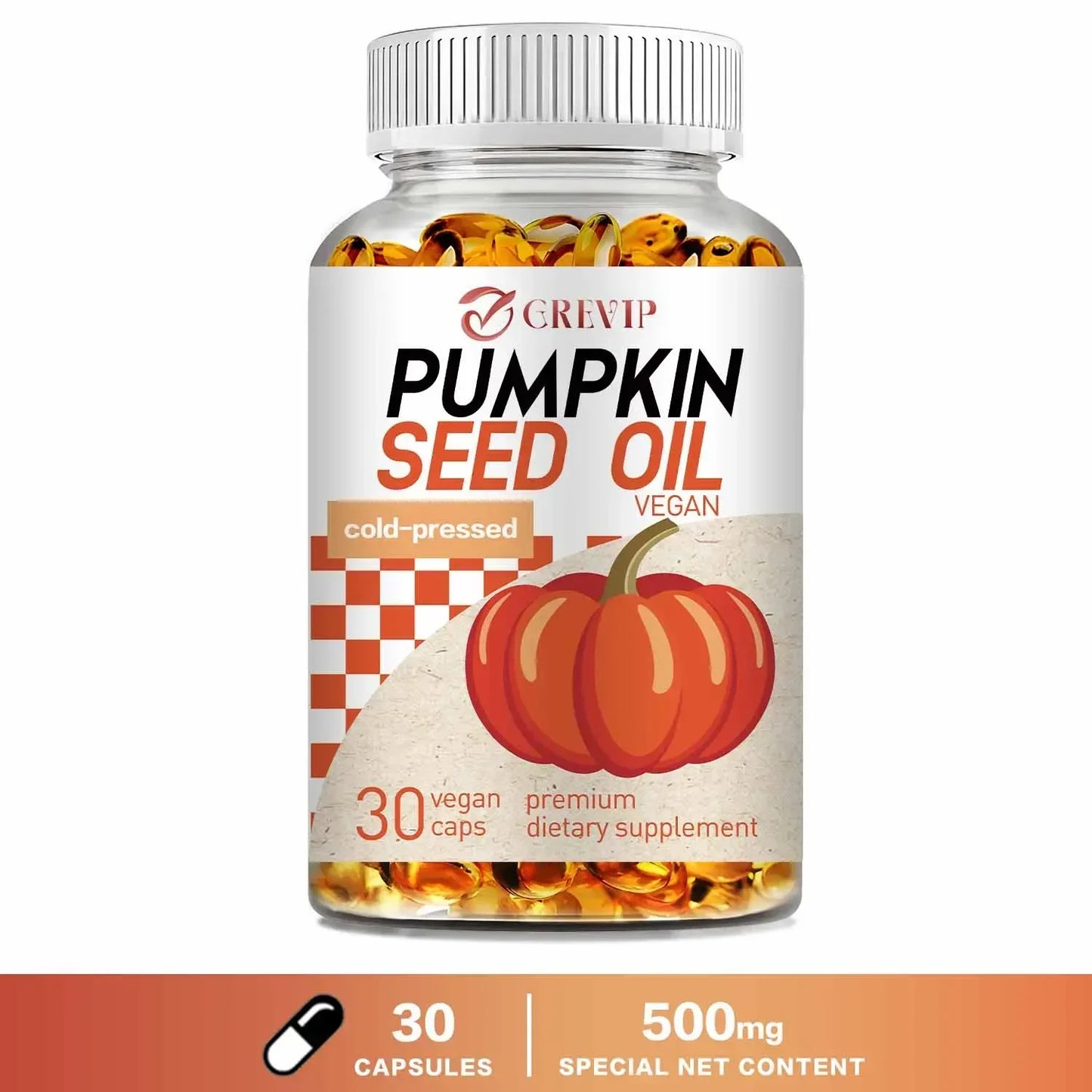 Pumpkin Seed Oil - Prostate Health, Skin, Heart & Brain Health, Bladder Control
