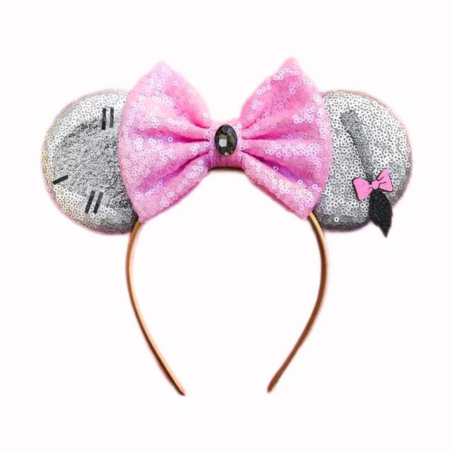Chic Mickey Mouse Ears Headbands Women Halloween Party Cosplay Bad Guys Hairbands Girls Festival Gift Kids DIY Hair Accessories