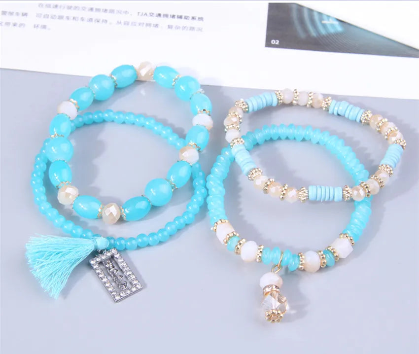 Trendying Products Boho Bracelets Woman Fashion 2023 Bracelets for Women Glasses Stone Bracelet Jewelry Christmas Gift
