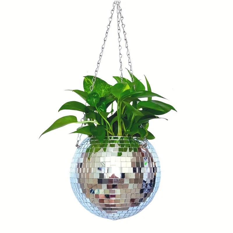 1pc Unique Handcrafted Bohemian-Inspired Hanging Disco Mirror Ball