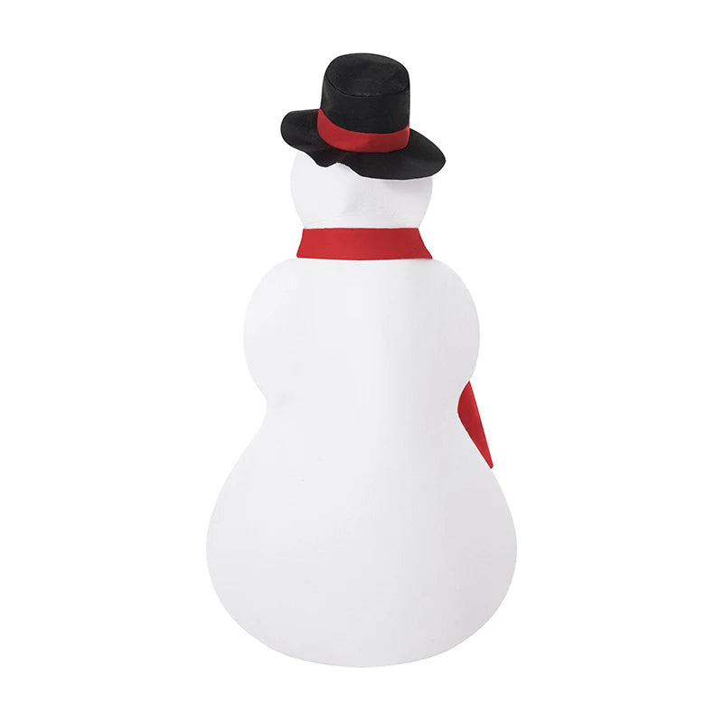 Snowman Costume Set with Sleeveless Jumpsuit Faux Nose and Scarf - 3 Piece Christmas Halloween Outfit for Kids